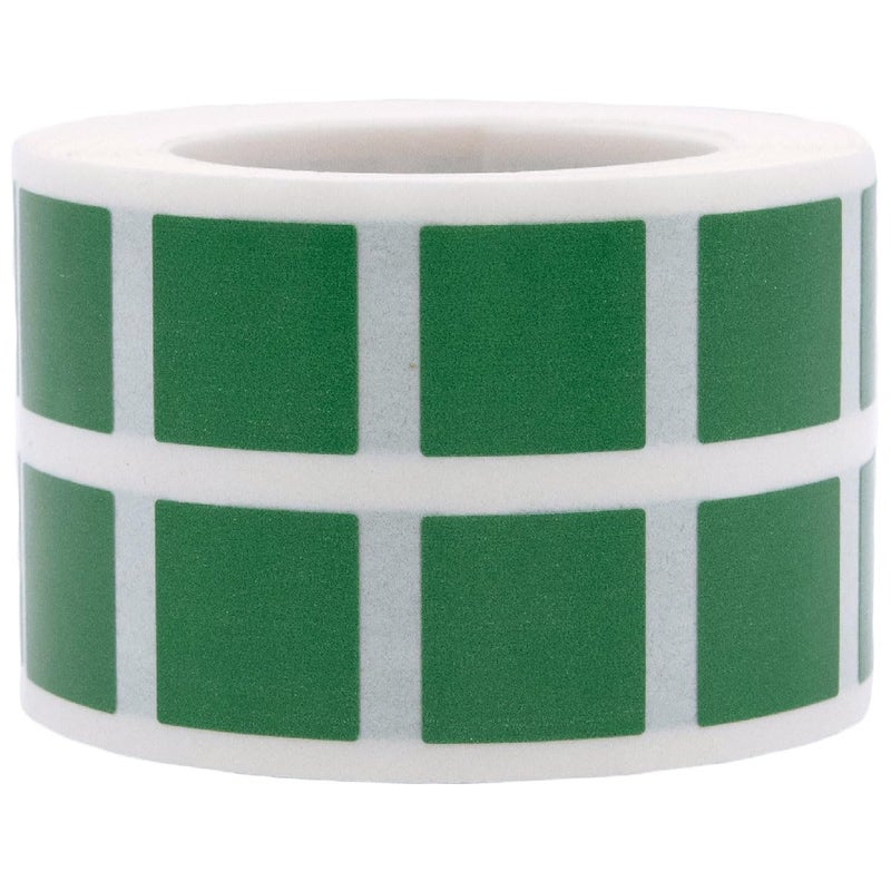 InStockLabels.com Green 1/2" Inch Square Adhesive Labels 1,000 Color Coding Dot Stickers for Efficient Inventory Management, Crafting Projects, and Organizational Tasks in Offices, Schools, and Homes - Image 2